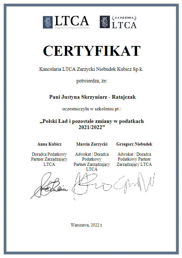 certyfikat_Polski Ład i pozostałe zmiany w podatkach1